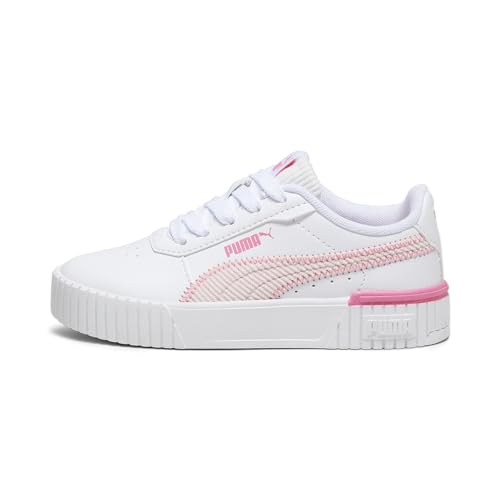 PUMA Mädchen CARINA 2.0 CORDUROY PS-PUMA WHITE-FROSTY PINK-STRAWBERRY BURST von PUMA