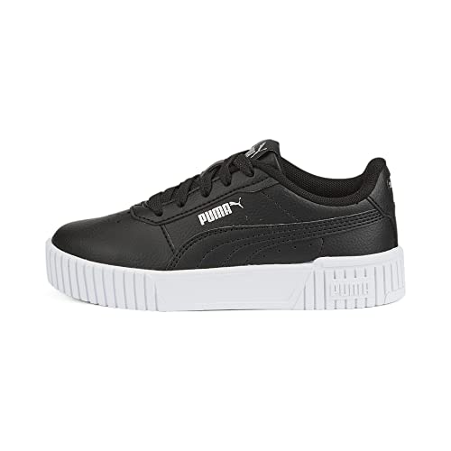 PUMA Mädchen Carina 2.0 Hp Sneaker, Puma Black Puma Black Puma Silver, 32 EU von PUMA