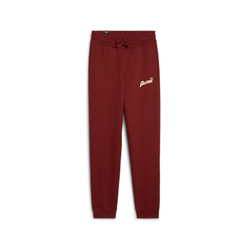 PUMA Mädchen ESS+ Script Hose 164 Intense Red Gold Foil PUMA Mädchen ESS+ Script Hose 164 Intense Red Gold Foil von PUMA