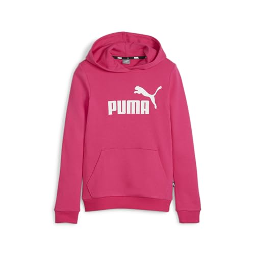 PUMA Mädchen ESS Logo Hoodie Tr G Schweiß, Granatrose, 116 von PUMA