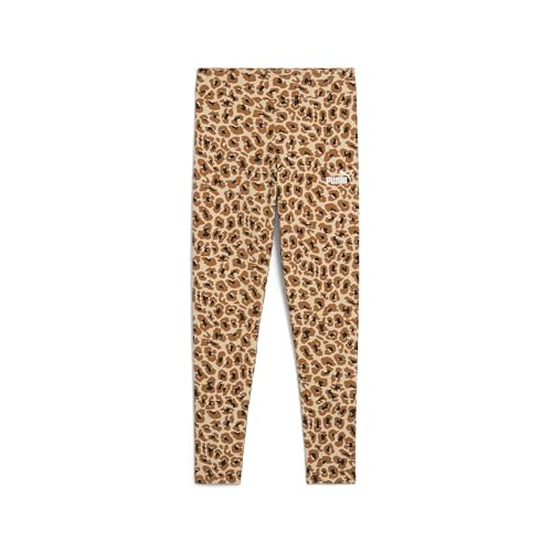 PUMA Mädchen Essentials Animal Leggings 164, Light Sand Beige von PUMA