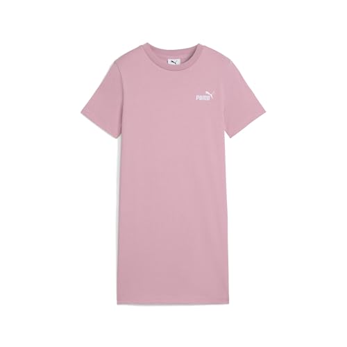 PUMA Mädchen Essentials Small No. 1 Logo Kurzärmliges Kleid 116, Poised Pink von PUMA