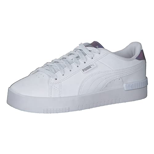 PUMA Mädchen Jada Bioluminescence Jr Sneaker, Puma White Puma White Puma Silver, 38.5 EU von PUMA