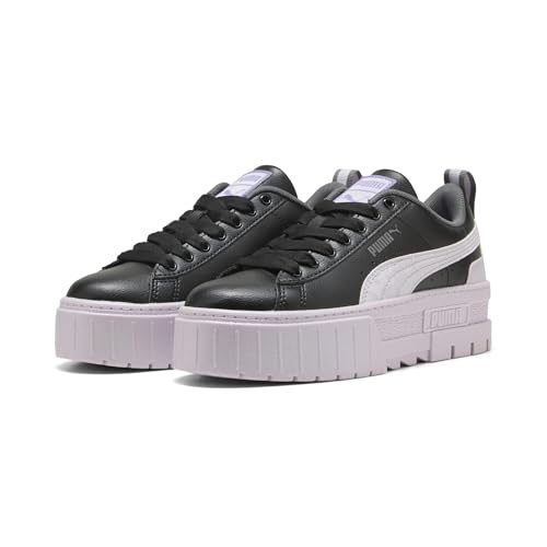 PUMA Mädchen Mayze Water Creatures Sneakers 37.5 Black Lilac Frost Purple von PUMA