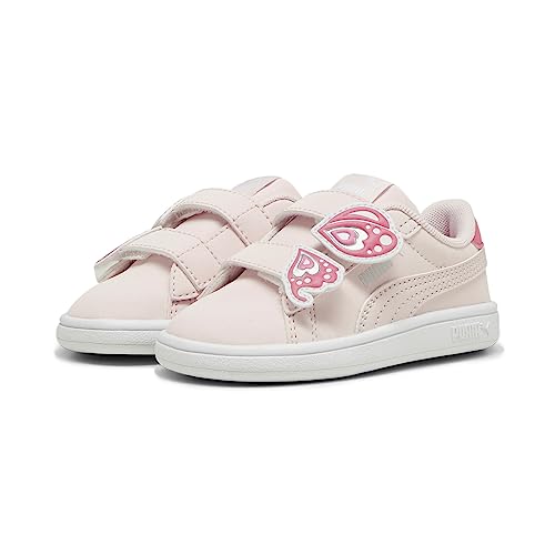 PUMA Mädchen Smash 3.0 Butterfly Sneakers 25, Frosty Pink Strawberry Burst White Silver von PUMA