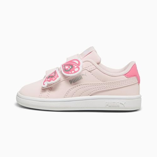 PUMA Mädchen Smash 3.0 Butterfly Sneakers 28, Frosty Pink Strawberry Burst White Silver PUMA Mädchen Smash 3.0 Butterfly Sneakers 28, Frosty Pink Strawberry Burst White Silver von PUMA
