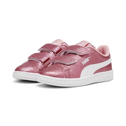 PUMA Mädchen Smash 3.0 Glitz Glam Sneakers 34.5 Peach Smoothie White Pink PUMA Mädchen Smash 3.0 Glitz Glam Sneakers 34.5 Peach Smoothie White Pink von PUMA