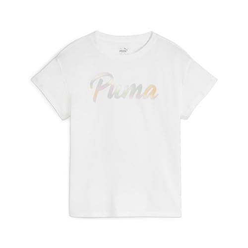 PUMA Mädchen Summer Daze Boyfriend-T-Shirt 128White von PUMA