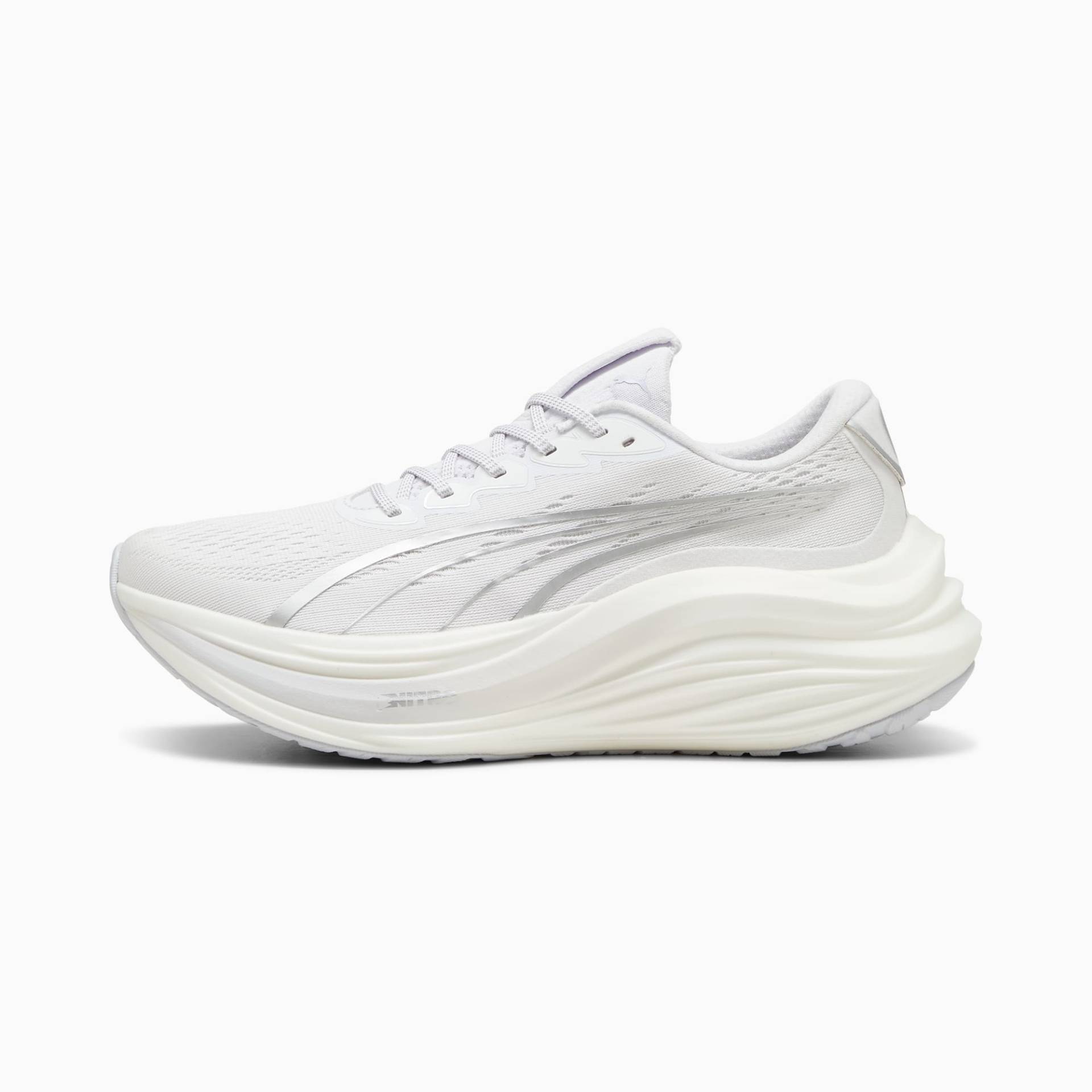 PUMA MagMax NITRO™ Laufschuhe Herren, Weiß/Silber, Größe: 44.5, Schuhe von PUMA