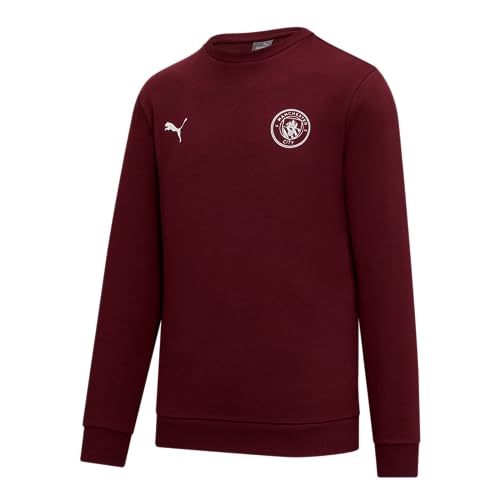 PUMA Manchester City Essentials Pullover – Unisex – Burgunderrot – Größe: 3XL von PUMA