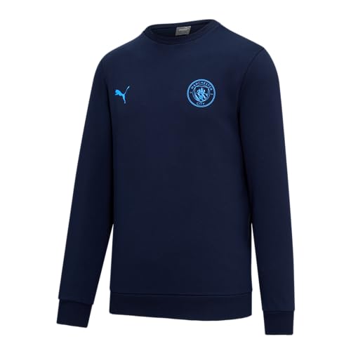 PUMA Manchester City Essentials Pullover – Unisex – Marineblau – Größe: XXL von PUMA