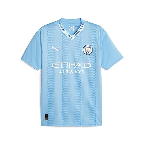 PUMA Manchester City Replica Trikot Home (as3, Alpha, m, Regular, Regular, Light Blue) von PUMA