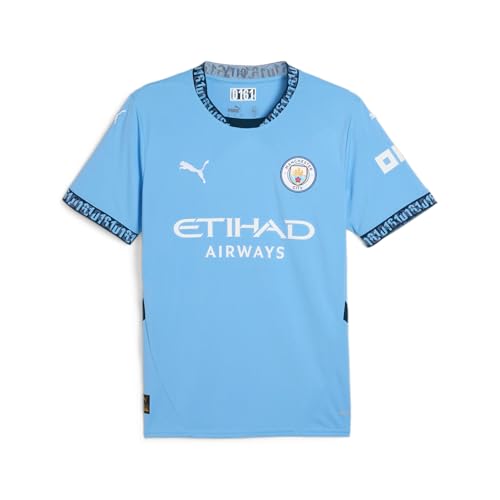 PUMA Manchester City Replica Trikot Home Jersey (DE/NL/SE/PL, Alphanumerisch, M, Regular, Regular, Light Blue) von PUMA