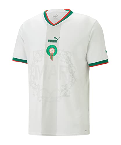 PUMA Marokko WM 2022 Away Trikot Herren weiß/grün, S von PUMA