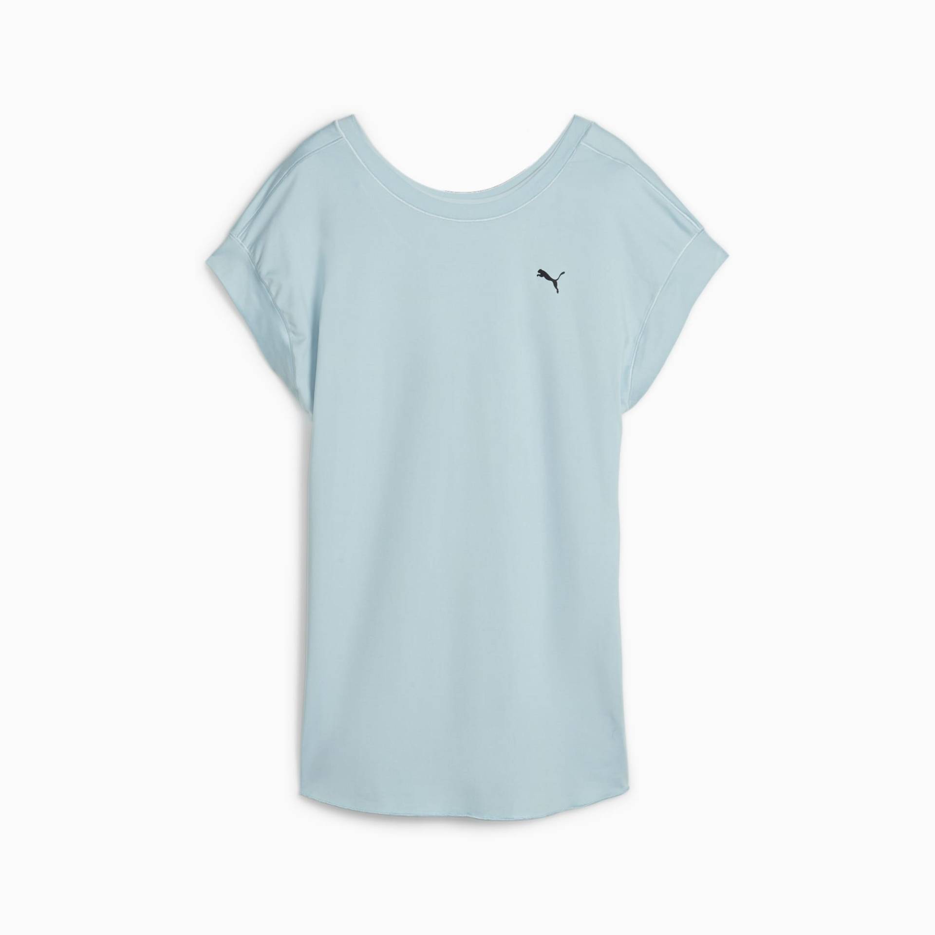 PUMA Maternity STUDIO Trainingsshirt Damen, Blau, Größe: L, Kleidung von PUMA