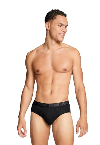 PUMA Men Everyday Slips (2er Pack), schwarz/schwarz, M von PUMA