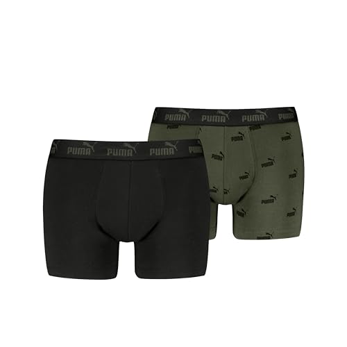 PUMA Men's Elements Boxer, Forest, XXL (2er Pack) von PUMA