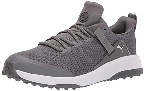 PUMA Men's Fusion Evo Golf Shoe, Quiet Shade-Quiet Shade, 12.5 Wide von PUMA