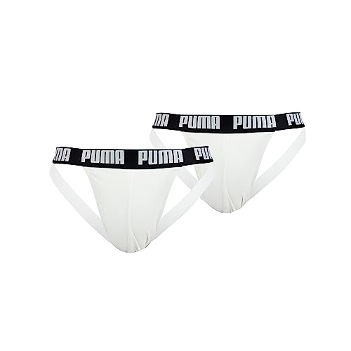 PUMA Herren Jockstrap Unterwäsche, Weiß, XL (2er Pack) von PUMA