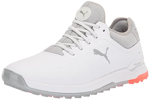 PUMA Men's Proadapt Alphacat Golf Shoe, White/High-Rise, 8 Wide PUMA Men's Proadapt Alphacat Golf Shoe, White/High-Rise, 8 Wide von PUMA