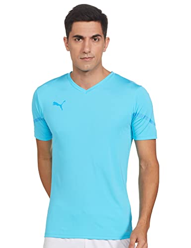 PUMA Men's TEAMFLASH Shirt, Blau, M von PUMA