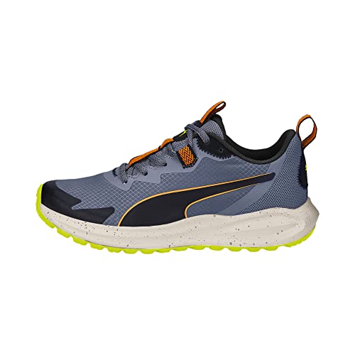 PUMA Herren Twitch Runner Trail Sneaker, Abendhimmel-orange Ziegel Schwarz, 47 EU von PUMA