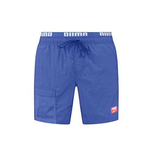 PUMA Herren Utility Mid Shorts, Benjamin Blue, XL von PUMA