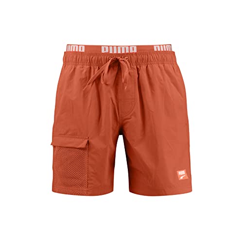 PUMA Herren Utility Mid Shorts, Chili Powder, S von PUMA