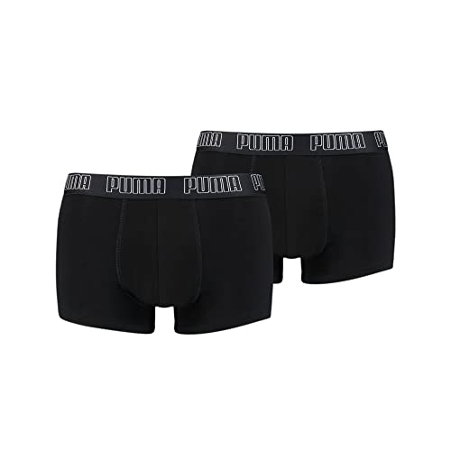 Puma Herren Trunk Unterwäsche, Schwarz, XL (2er Pack) von PUMA