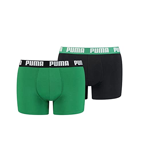Puma Herren Boxer Unterwäsche, Black/Green, XXL EU von Puma