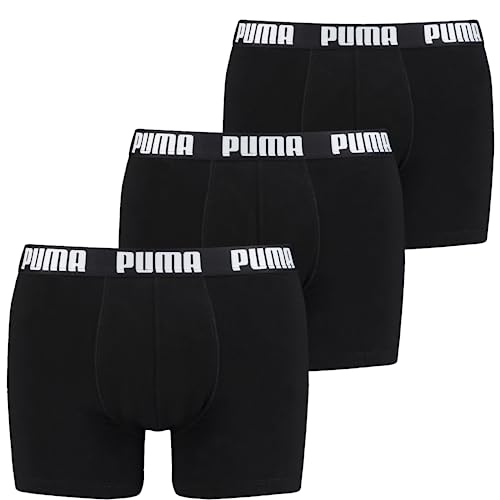 PUMA Herren 3P Boxershorts, Black, L von PUMA