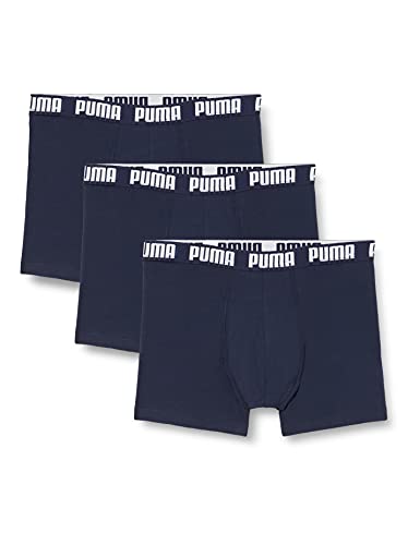 PUMA Herren Boxer Unterwäsche, Marineblau, S (3er Pack) von PUMA