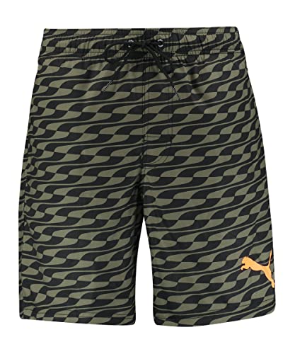 PUMA Herren Formstrip Mid Boardshorts, Moss Green Combo, S EU von PUMA