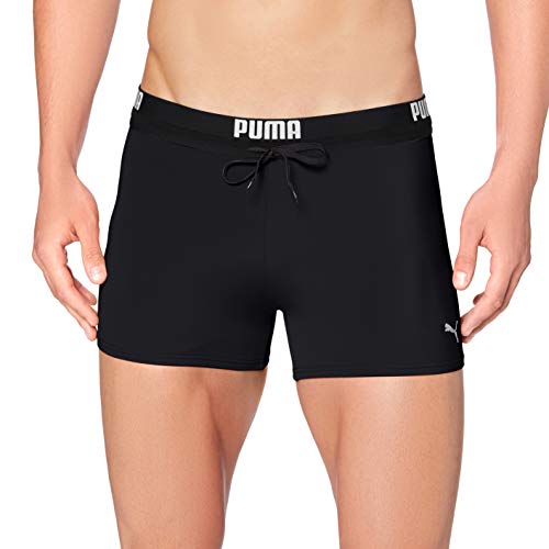 PUMA Herren Puma Zwembroek met logo voor heren Swim Trunks, Schwarz, XXL EU von PUMA