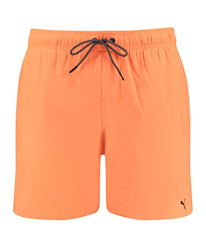 PUMA Herren Medium Length Swim Boardshorts, Bright Orange, S EU von PUMA