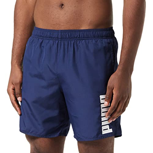 PUMA Herren Swim Men's Mid Shorts Swim Trunks, Navy, S von PUMA