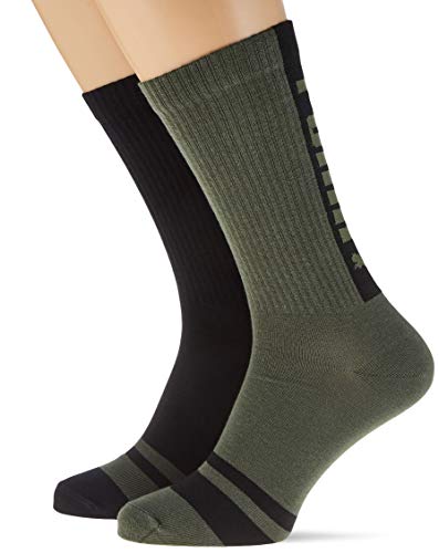 PUMA Mens Seasonal Logo Crew (2 Pack) Casual Sock, Army Green, 43/46 (2er Pack) von PUMA