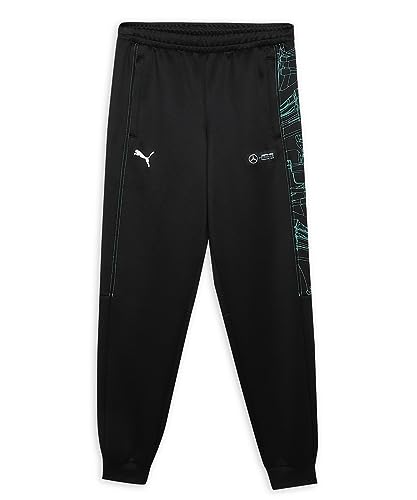 PUMA Mercedes AMG Petronas Formula One Team MT7 Trainingshosen - Schwarz - Unisex Kinder - Größe:110 von PUMA