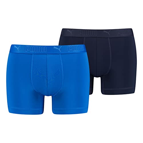 Puma Microfiber Boxershorts Blue Combo S von PUMA