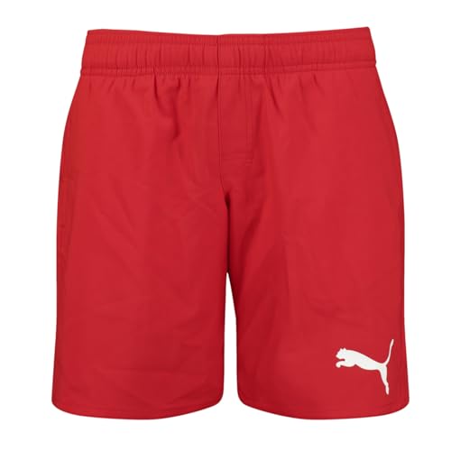 PUMA Kinder Shorts Badebekleidung, Rot, 116 von PUMA