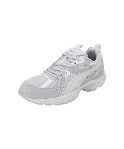 PUMA Milenio Tech Suede Sneaker, Cool Light Gray-Feather Gray-PUMA White, 44 EU von PUMA