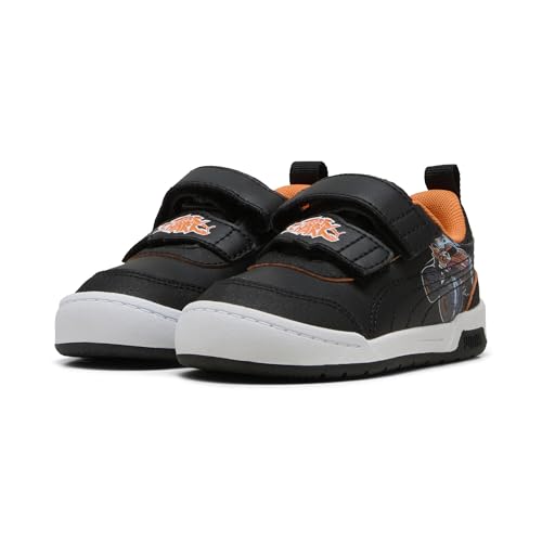 PUMA Kinder x HOT Wheels™ Monster Trucks Multiflex 2 Sneakers 23, Black Orange Glo von PUMA