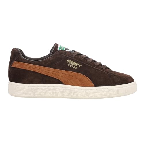 PUMA Noah X Herren-Sneaker, Wildleder, klassisch, Mij, Schnürschuhe, Freizeitschuhe, Braun, Braun, 38.5 EU von PUMA
