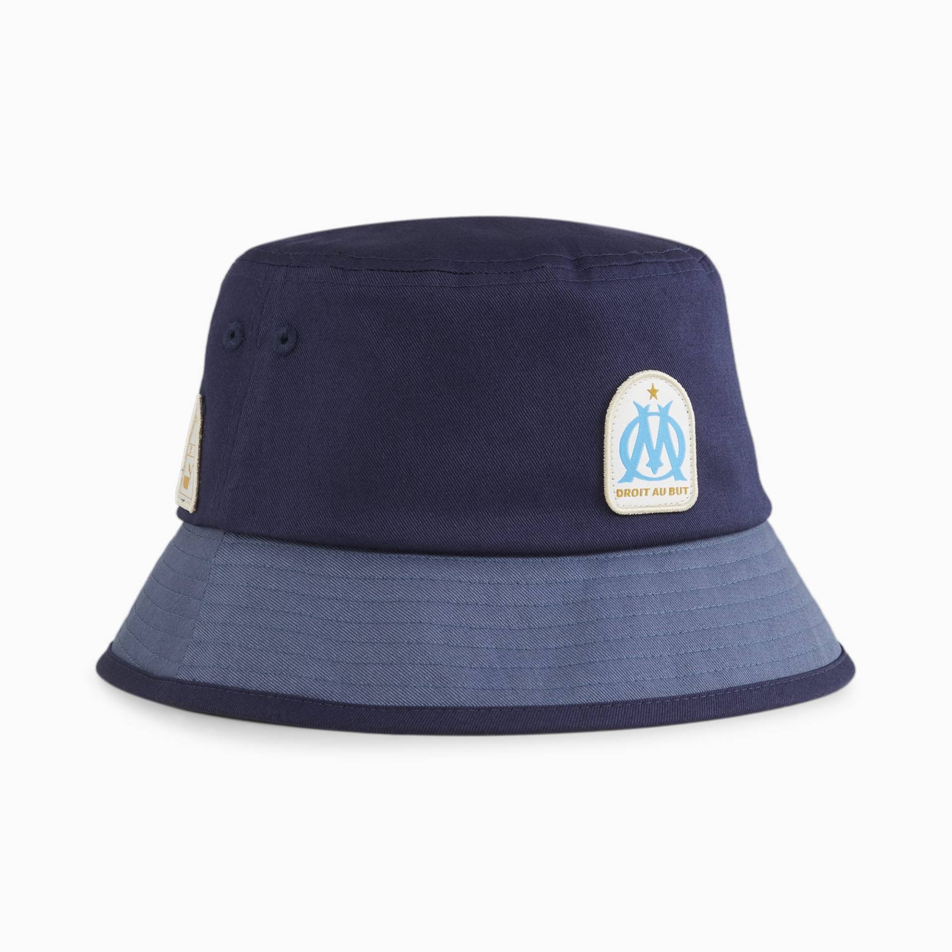 PUMA Olympique de Marseille Bucket Hat, Blau, Accessoires von PUMA