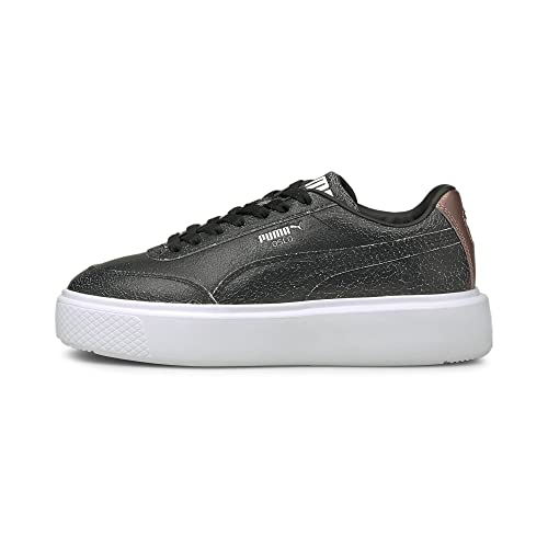 PUMA Oslo Maja Cracked WN S Damen-Sneaker, Schwarz, Rosa, 37 EU von PUMA