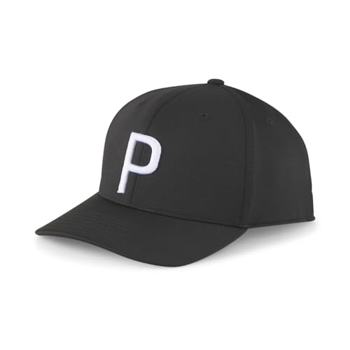 PUMA P Cap, Männer Verschluss, PUMA Black-White Glow, 024422 von PUMA