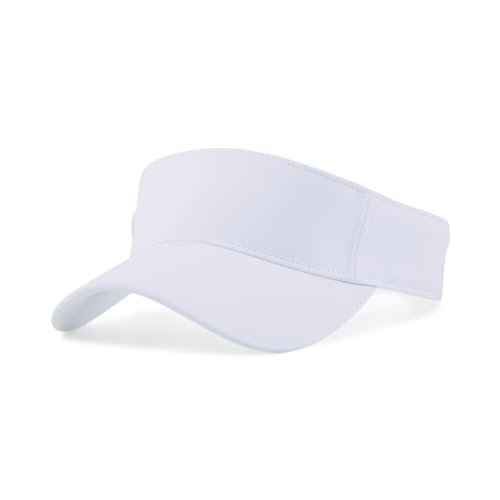 PUMA Damen Kappe W's Sport P Visor 024722 White Glow One Size von PUMA