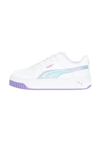 PUMA PS 397976 Sneakers für Mädchen ( 397976 ), 24 Herbst-/Winterfarben PUMA White/Lavender Alert (01), 2 Little Kid US von PUMA