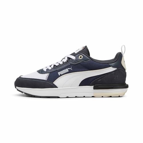 PUMA PUMA Damen Smash V2 L Low-Top Sneaker, Club Navy/Weiß/Strong Gray/Schwarz/Alpine Snow, 42.5 EU von PUMA