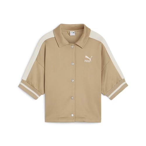PUMA PUMA Damenjacke T7 Tracket Jacket Polokragen Knöpfe Clip Logos Saum Ärmel Ärmel Frühling Sommer Jacken Damen, beige, M PUMA PUMA Damenjacke T7 Tracket Jacket Polokragen Knöpfe Clip Logos Saum Ärmel Ärmel Frühling Sommer Jacken Damen, beige, M von PUMA